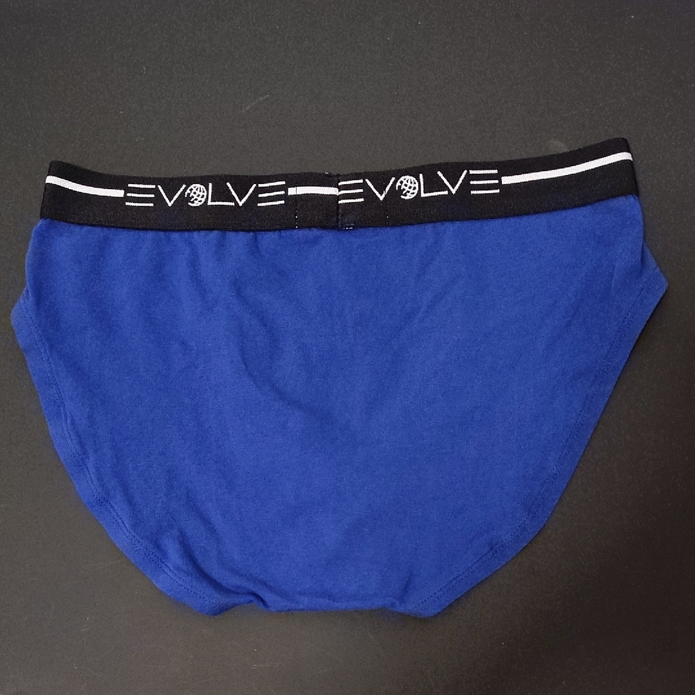 EVOLVE Men's Vibrant Blue Briefs Size Medium - Picture 2 of 6